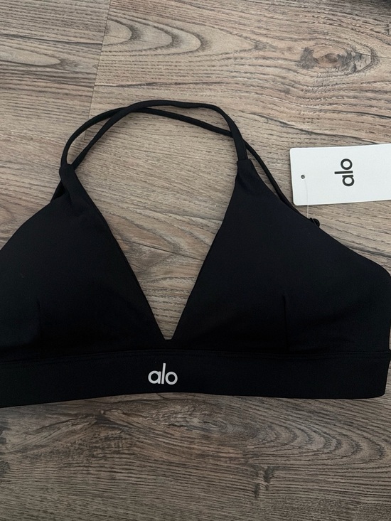 ALO Yoga Tops - ALO Yoga Black Strappy Triangle Sports Bra